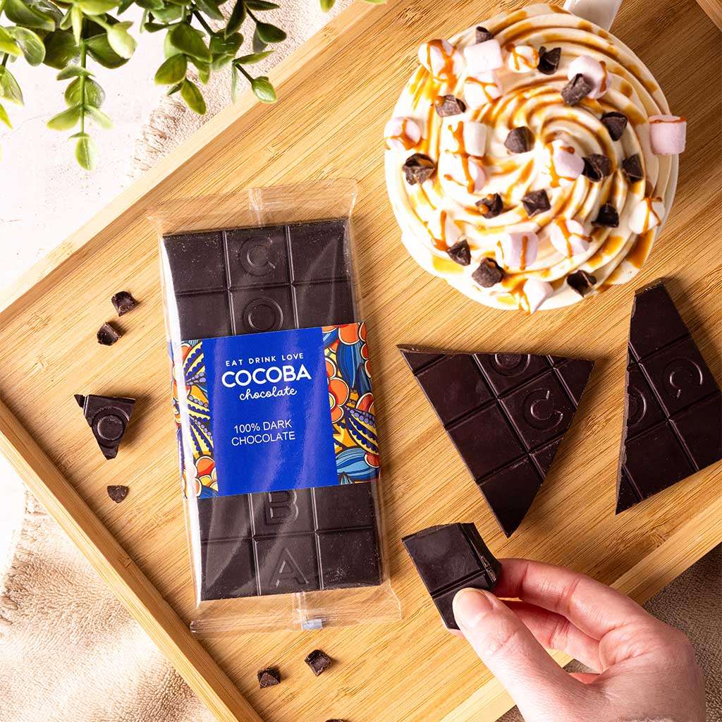100% Dark Chocolate Bar - Image 2