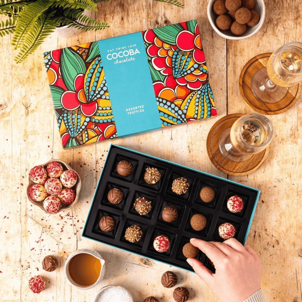 15 Assorted Chocolate Truffles Gift Box - Image 2