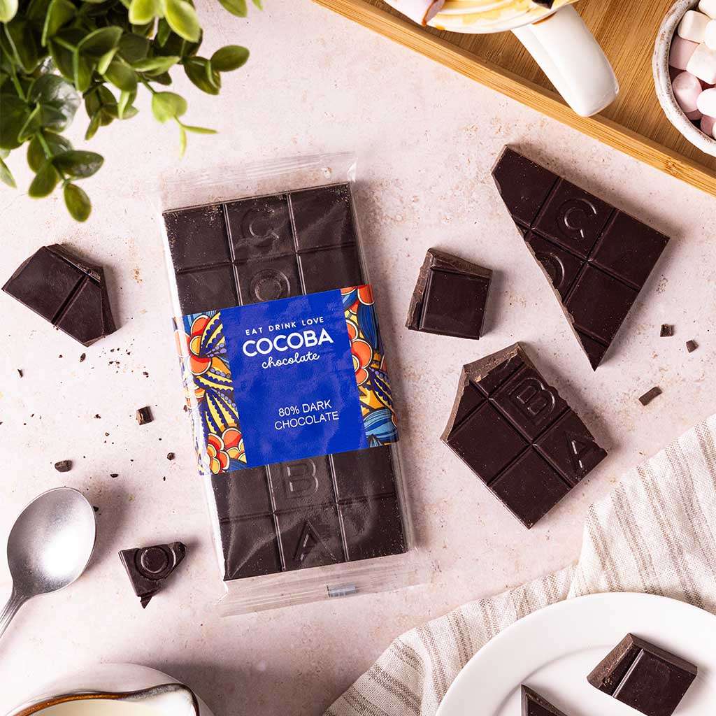 80% Dark Chocolate Bar - Image 2