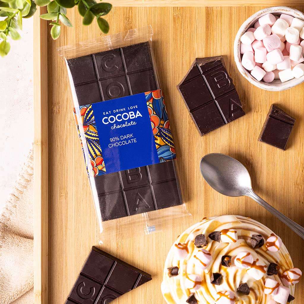 90% Dark Chocolate Bar - Image 2