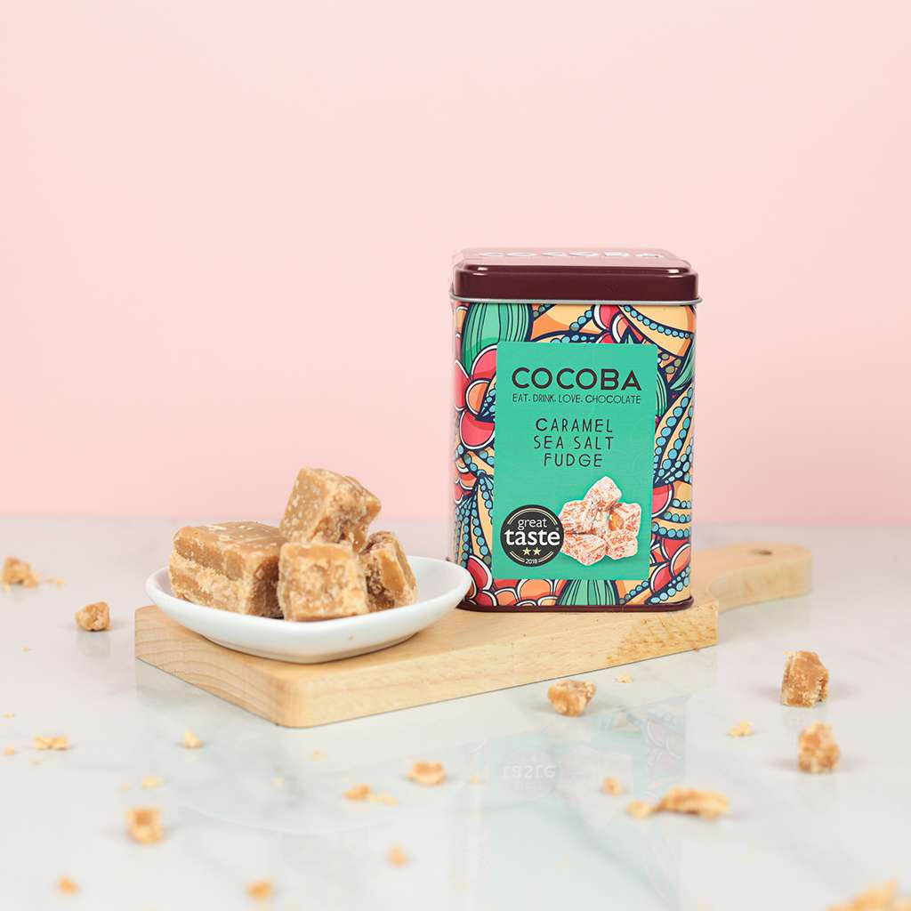 Caramel Sea Salt Fudge Gift Tin - Image 2
