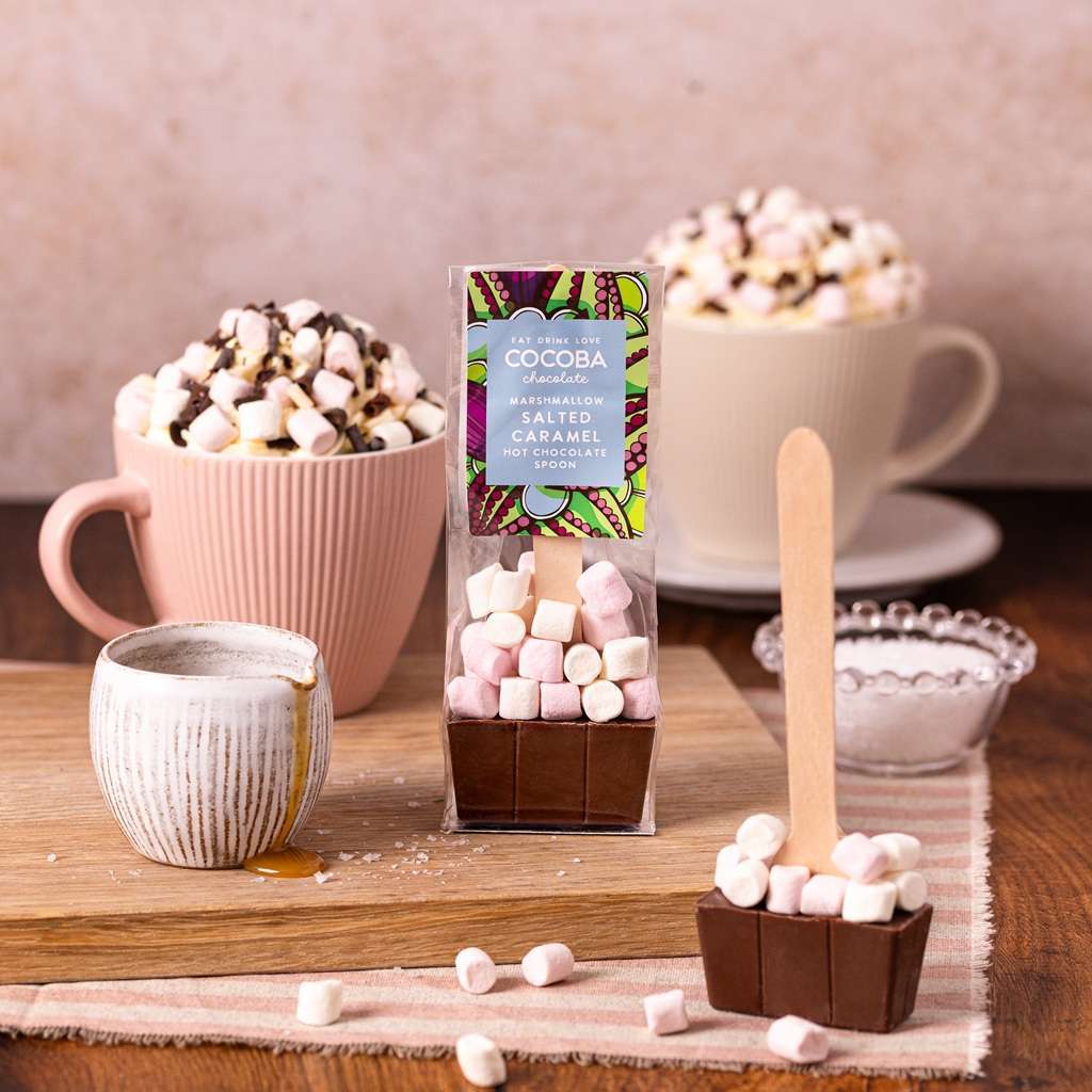 Marshmallow Salted Caramel Hot Chocolate Spoon - Image 2