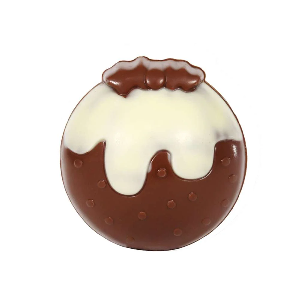 Christmas Pudding Hot Chocolate Bombe (single) - Image 4