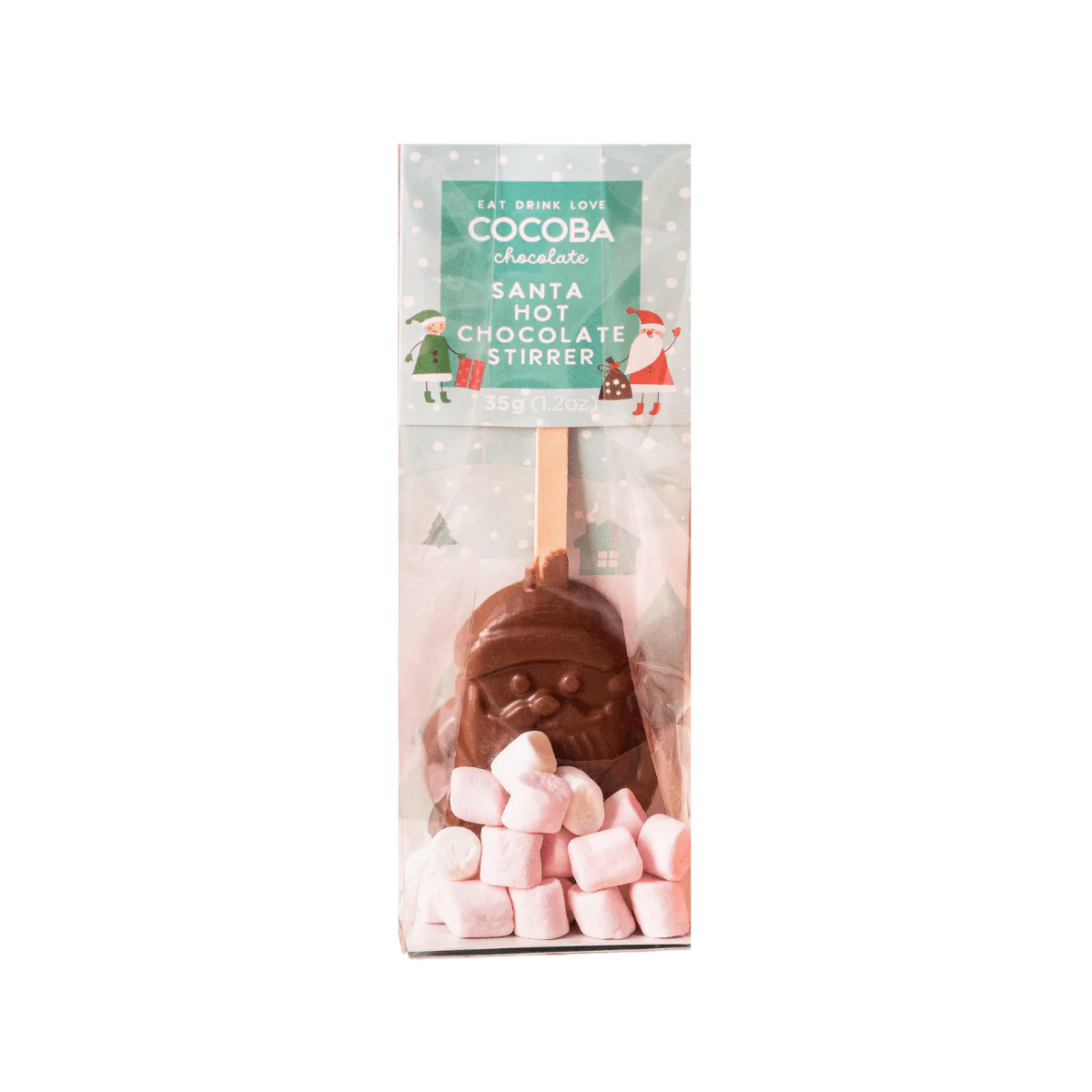Christmas Santa Hot Chocolate Stirrer
