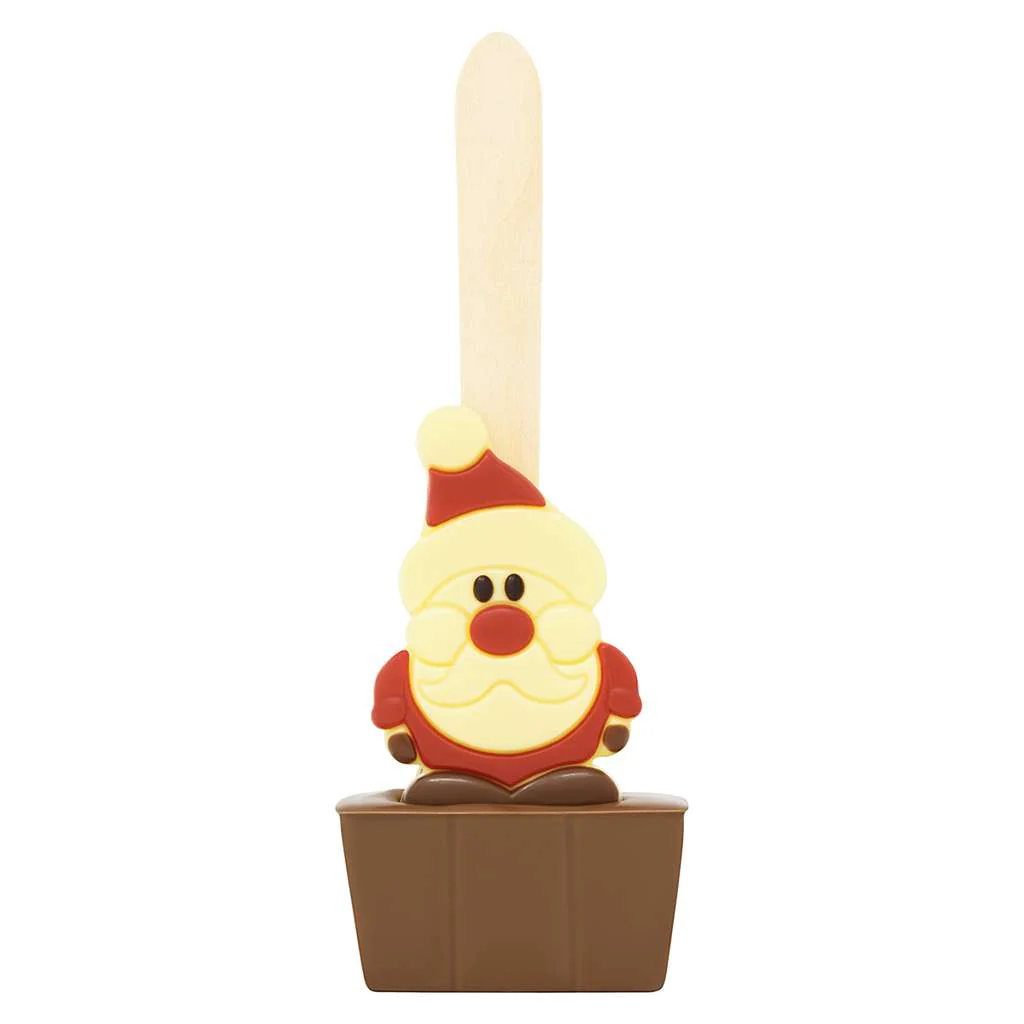 Christmas Santa Milk Chocolate Hot Chocolate Spoon - Image 5