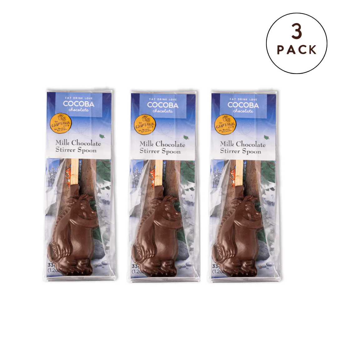 Cocoba Gruffalo Shaped Hot Chocolate Stirrer x 3