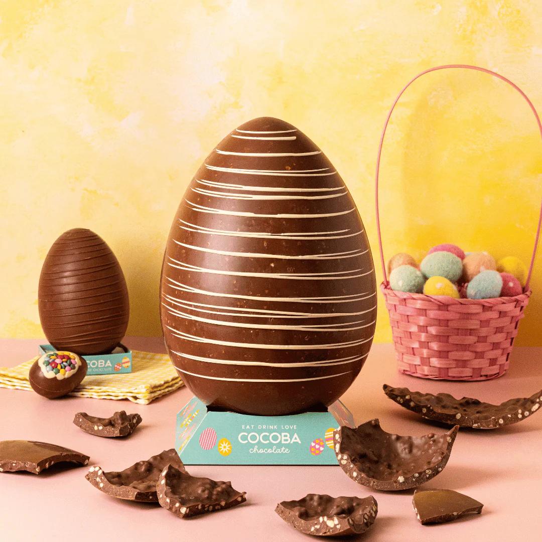 Giant Eggstraordinaire Creation - Toffee & Shortbread Pieces Easter Egg , 2kg