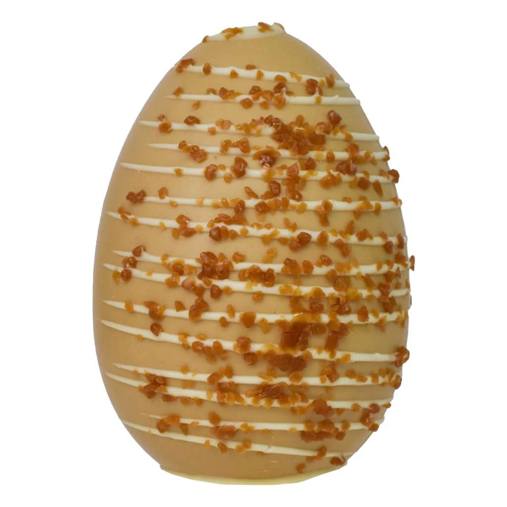 Golden Chocolate Easter Egg with Caramel Shards - Image 3