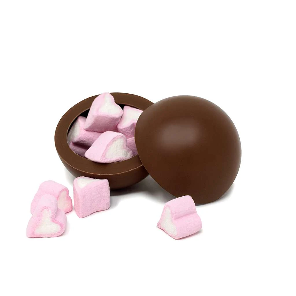 Hot Chocolate Bombe with Heart Marshmallows (3 bombes) - Image 5