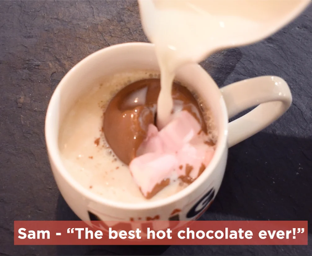 Hot Chocolate Bombe with Heart Marshmallows (single) - Image 6