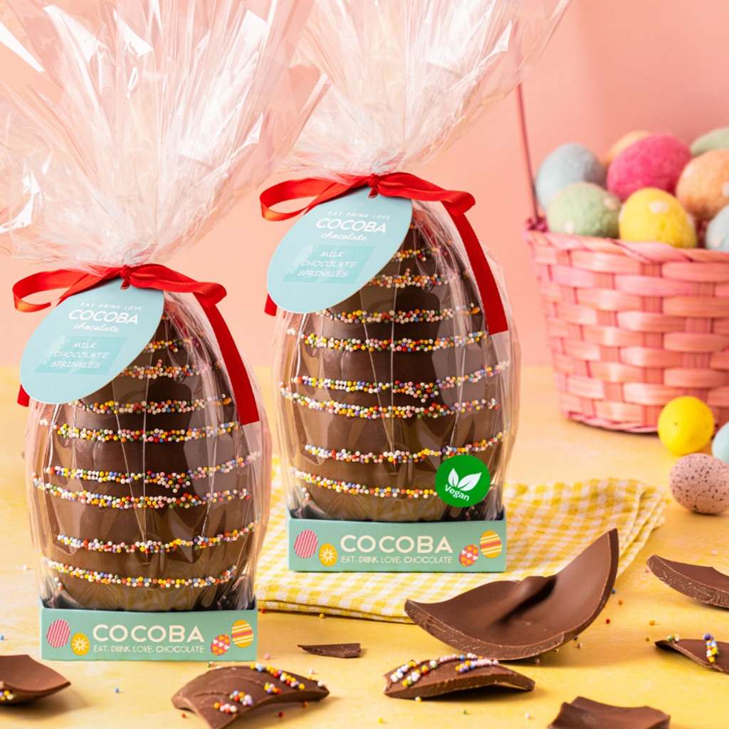 Jazzie Easter Egg Set: Vegan & Milk Chocolate