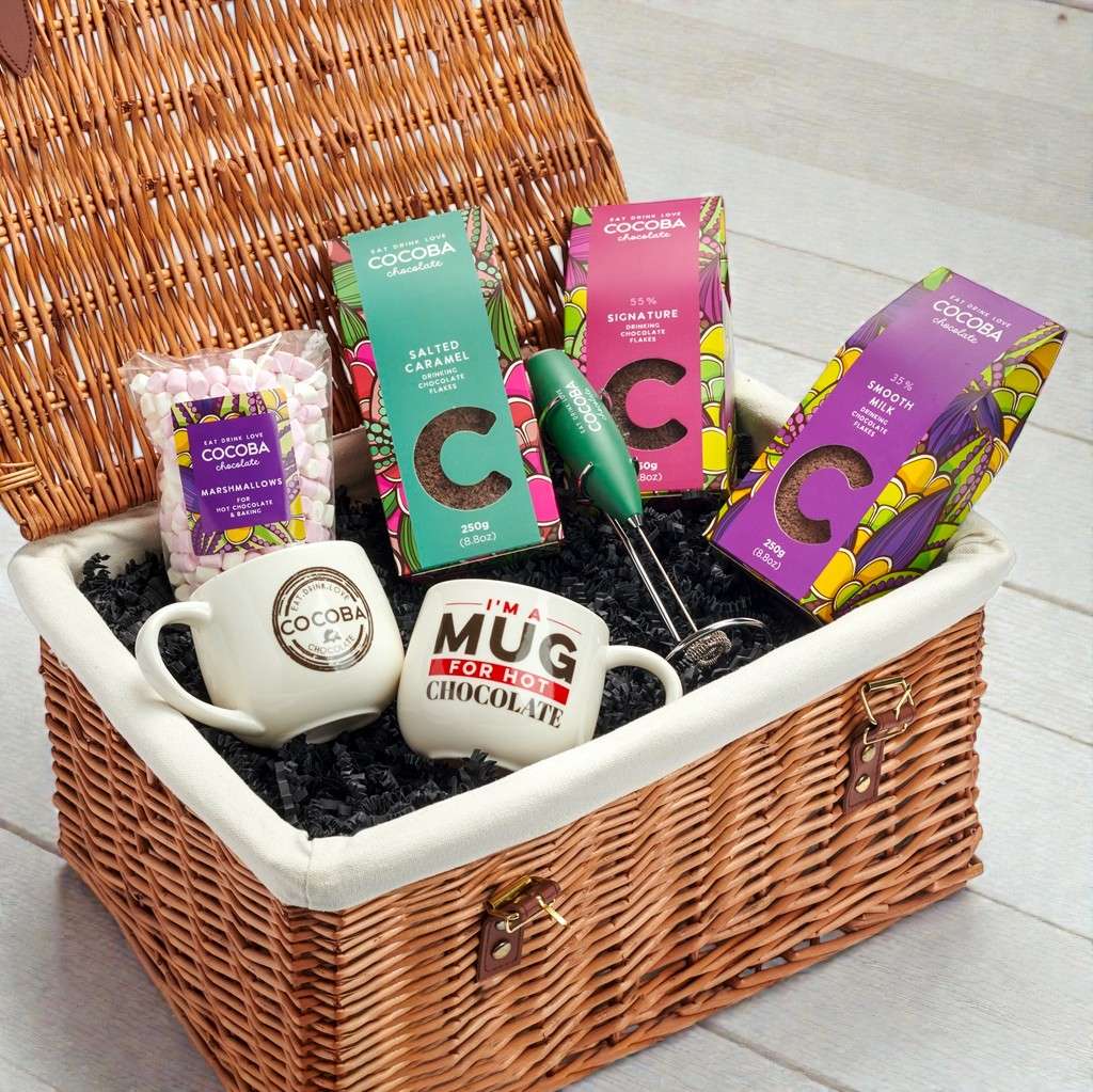 Luxury Hot Chocolate Flakes Gift Hamper - Image 2