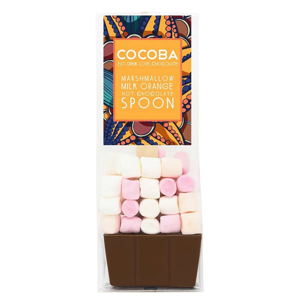 Marshmallow Orange Hot Chocolate Spoon - Image 4