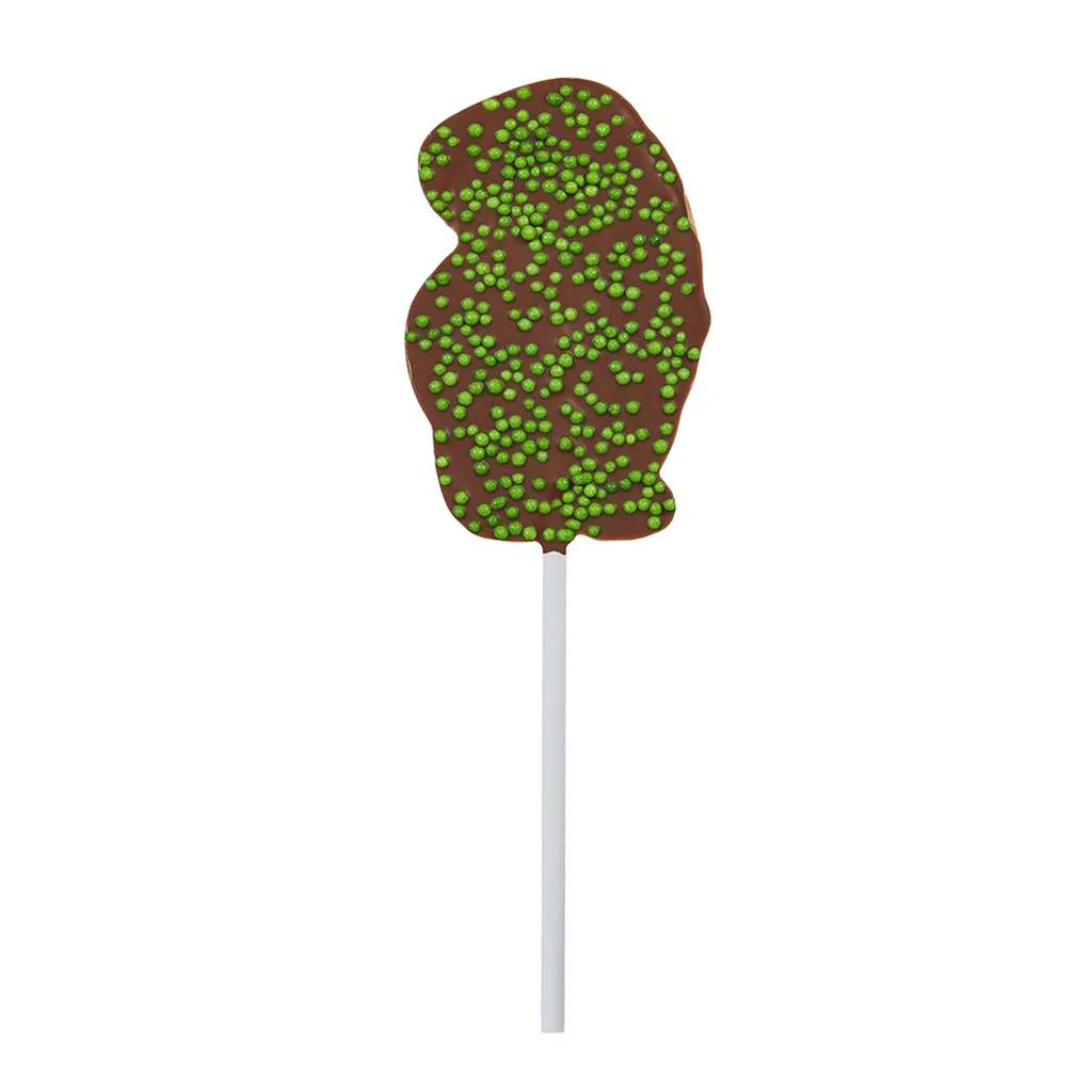 Milk Chocolate T-Rex Lollipop with Sprinkles - Image 4