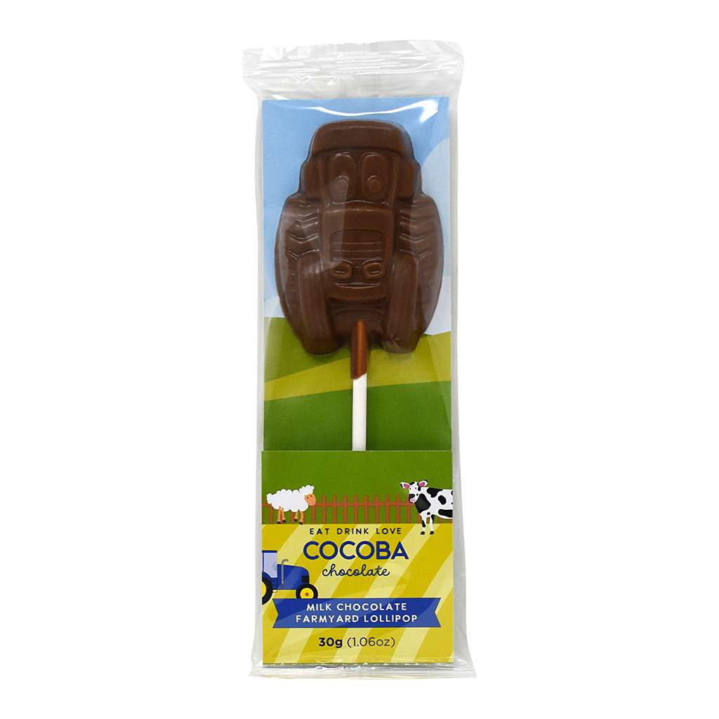 Milk Chocolate Tractor Lollipop - Image 3