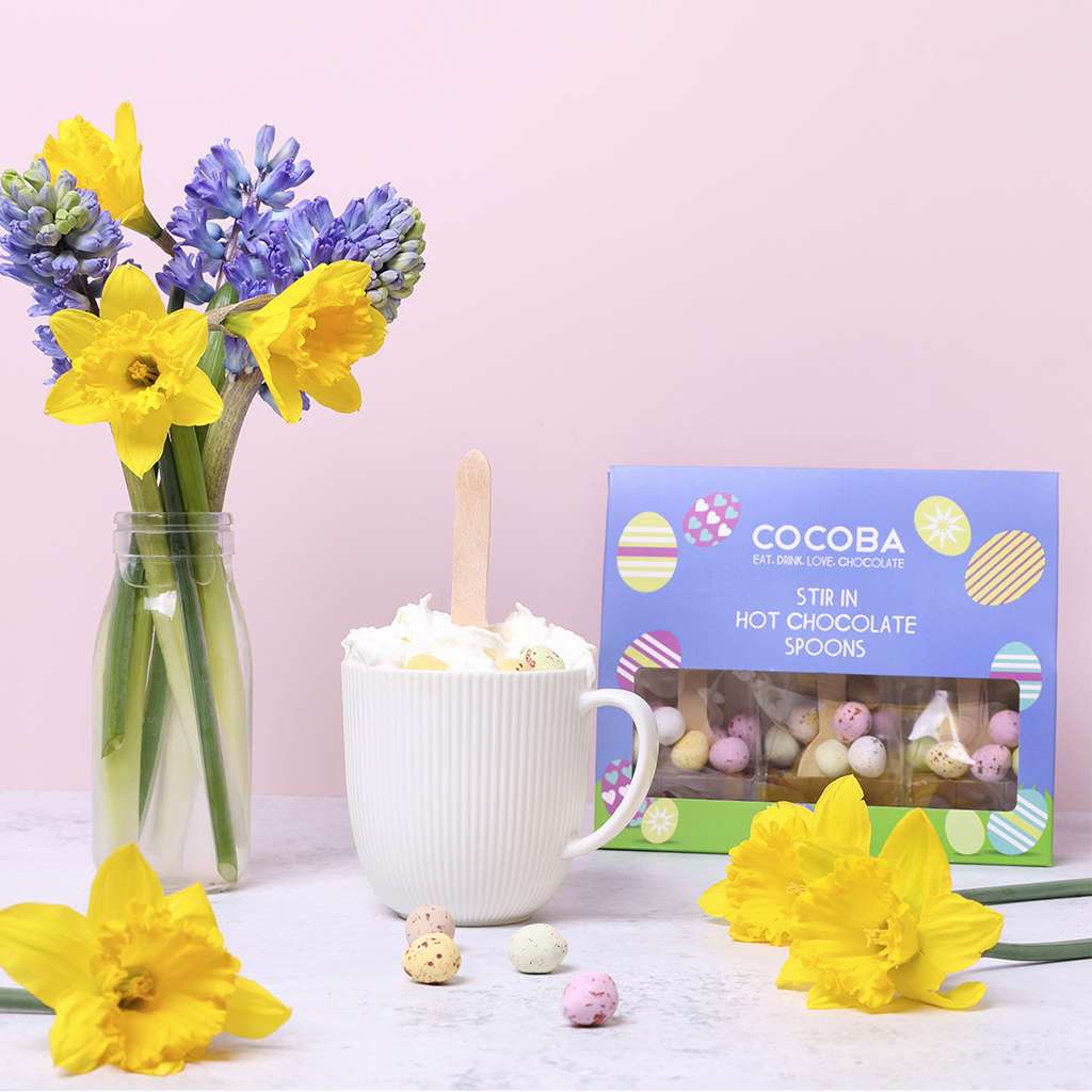 Mini Egg Hot Chocolate Spoon Set (3 spoons) - Image 3