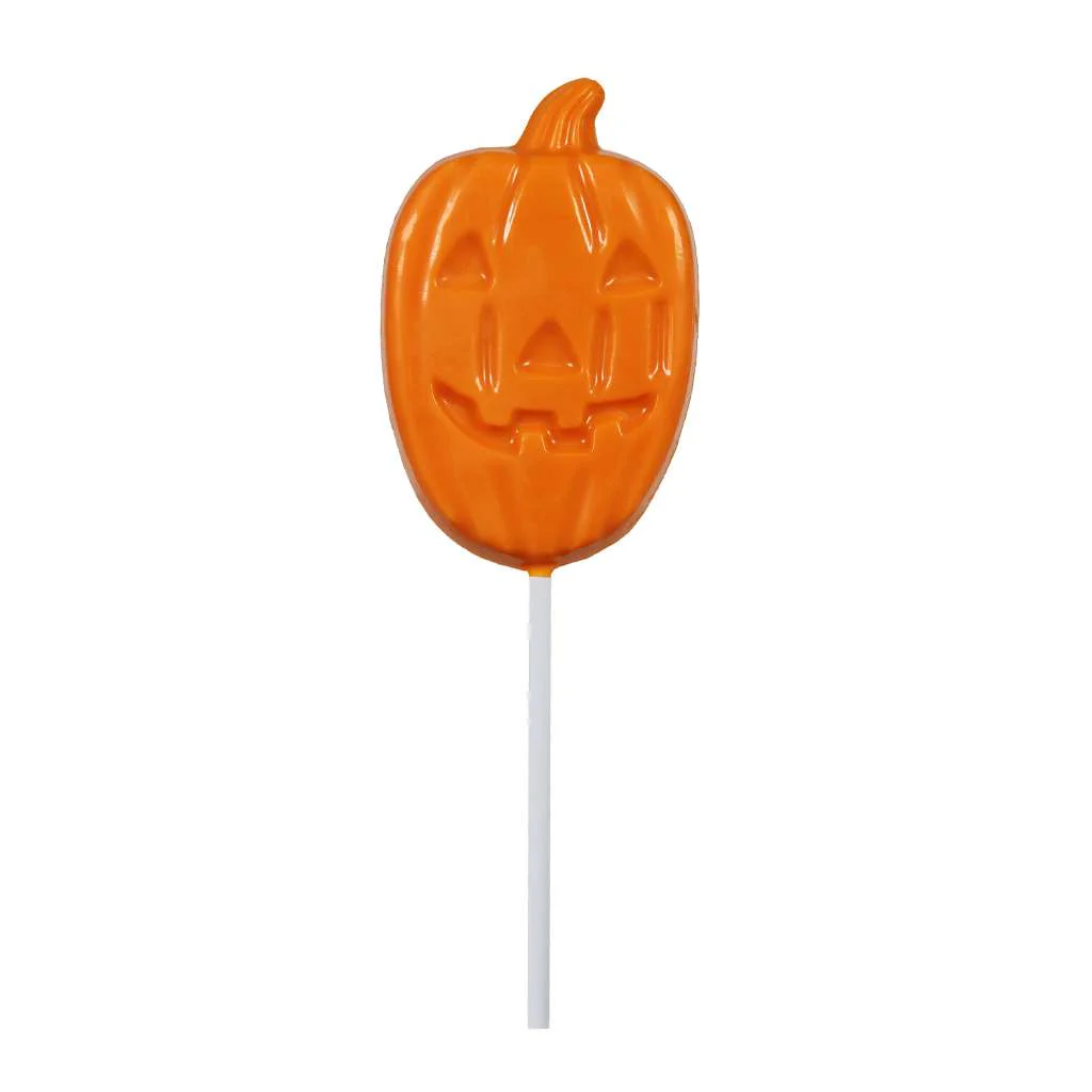 Halloween Orange Chocolate Pumpkin Lollipop - Image 3