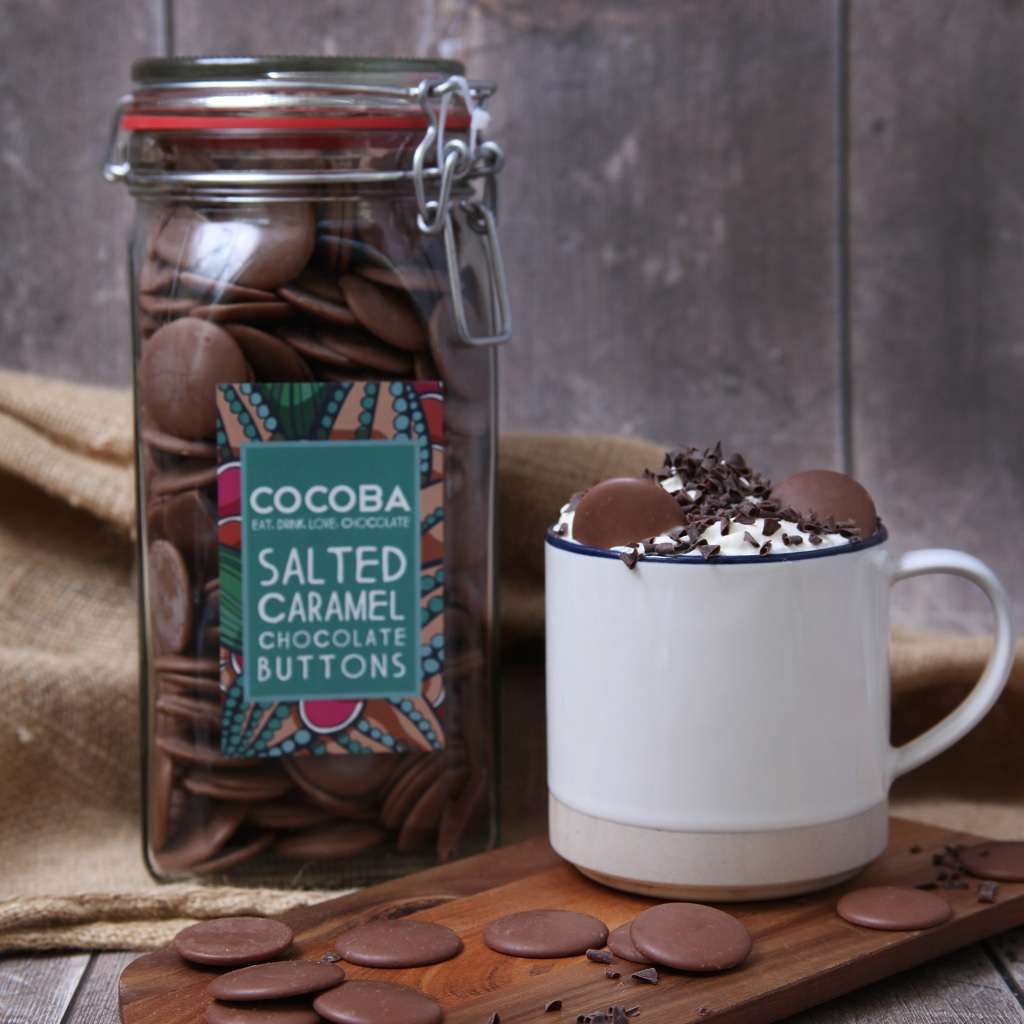 Salted Caramel Chocolate Buttons Jar - Image 3