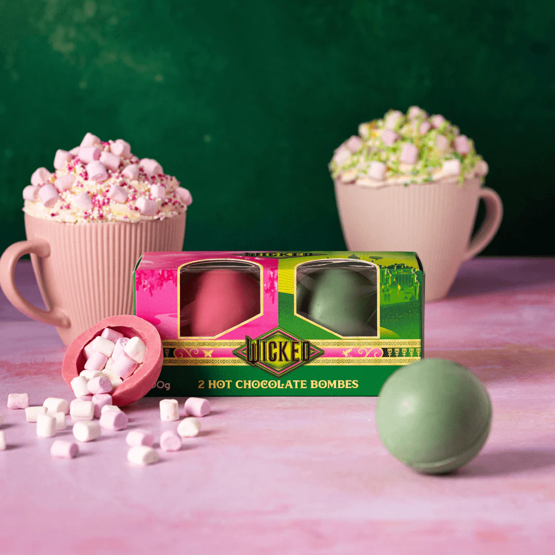 Wicked Hot Chocolate Bombes - Pink & Green Hot Chocolate Bombs